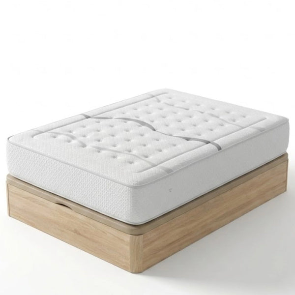 Pack Colchón Sofía 30cm + Canapé Abatible Reforzado